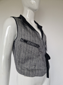 Beate Heymann gilet. Maat 42, Grijs.