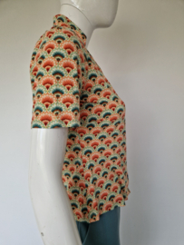 King Louie blouse. Maat M. Retroprint