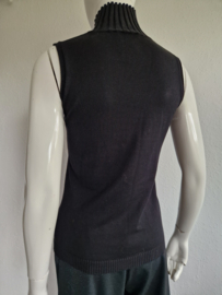 Strenesse Blue mouwloze coltruil. Maat 40, Zwart/zijde.