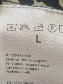 Iconique roezeljurk. Maat L. Dierenprint.