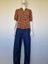 King Louie blouse. Maat M. Bloemenprint.