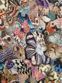 Dea Kudibal blouse. Maat L. Vlinderprint/zijde.