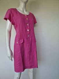 Valentino jurk. Mt. 38, Roze/linnen