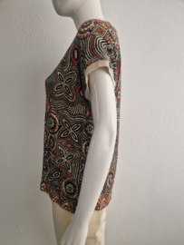 Geisha top Sarah. Maat 38, Print.