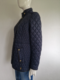 Joules winterjas. Maat 40. Donkerblauw.