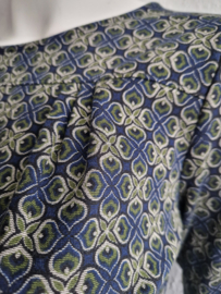 King Louie jurk. Maat M. Groen/blauw.