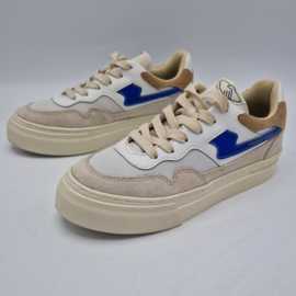 S.W.C. Pearl S-Strike sneakers. Maat 38,Beige/blauw.