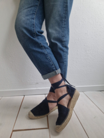 Fred de la Bretoniere espadrilles. Maat 39, Blauw/suède
