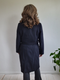 Mercer & Madison mantel | Maat L | Donkerblauw |