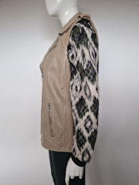 Goosecraft bodywarmer Athena. Mt. M. Beige/leer.