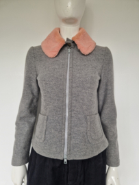 Marc Cain jasje | Maat N3/38 | Grijs | Scheerwol|