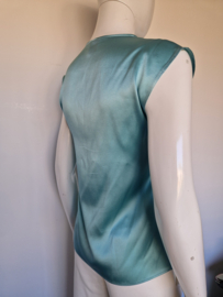 Pinko top. Maat 36, Turquoise.