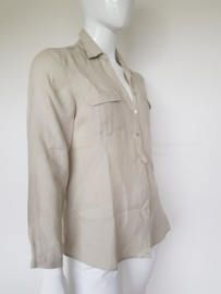 Cross Point blouse. Mt. 42. Sand/linnen.