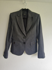 Claudia Sträter blazer. Maat 36/38. Grijs/wol.