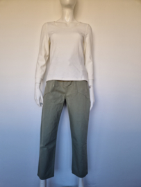 Ba&sh paperbag pantalon. Maat 2. Olijfgroen