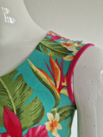 Lien & Giel set (rok en top). Maat L. Mint/print.