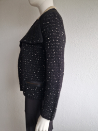 Luisa Cerano vest. Maat 38/40, Zwart/wol.