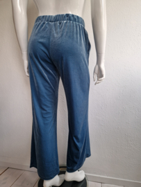 Ichi velours pantalon. Maat L. Blauw.