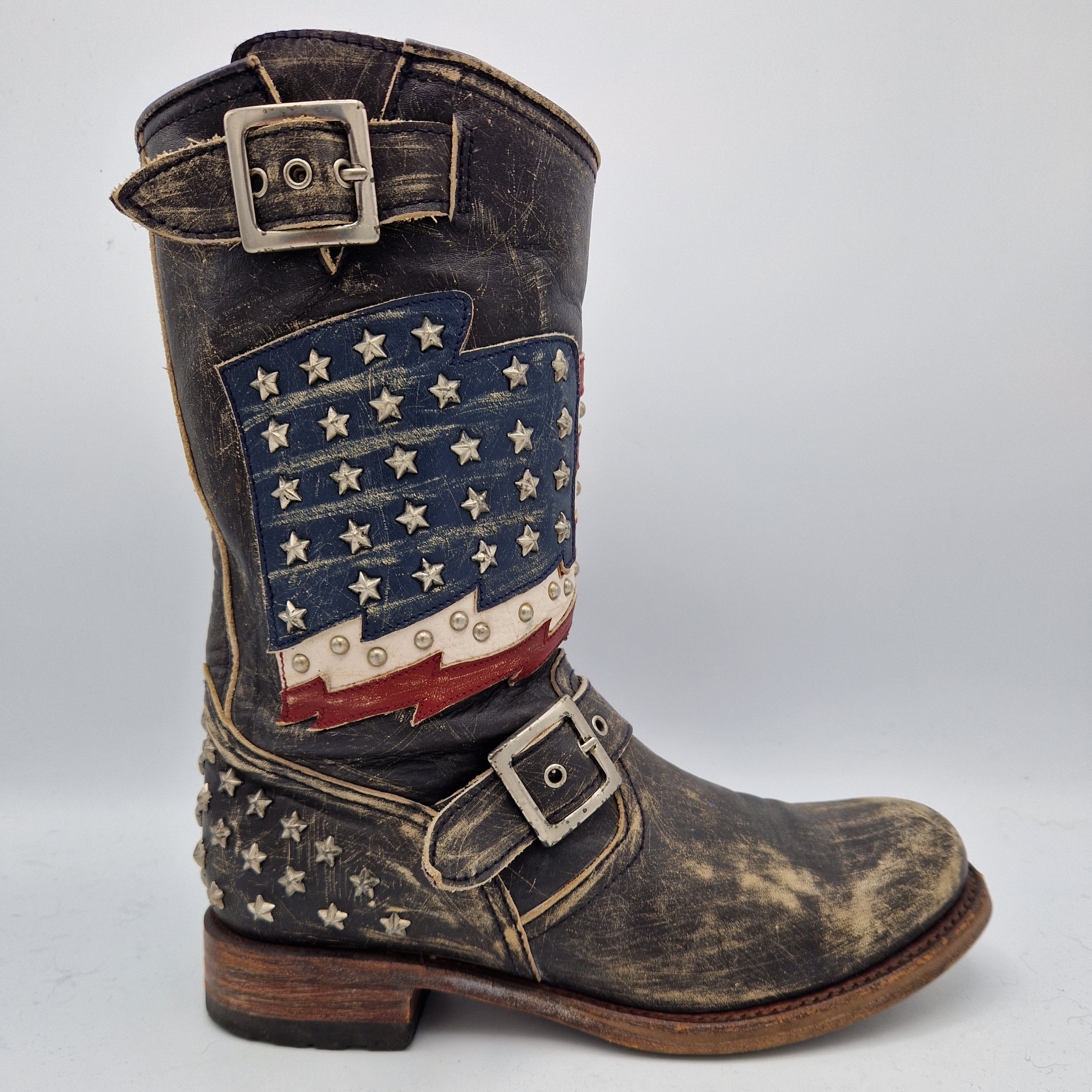 Sendra boots. Maat 40, Amerikaanse vlag.