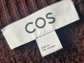 COS vest. Maat M. Bruin/oranje/wol.