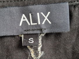 Alix The Label T-shirt | Maat S | Zwart/goud |
