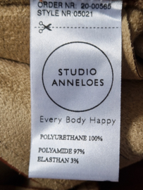 Studio Anneloes pantalon. Maat L. Bruin/vegan leer.