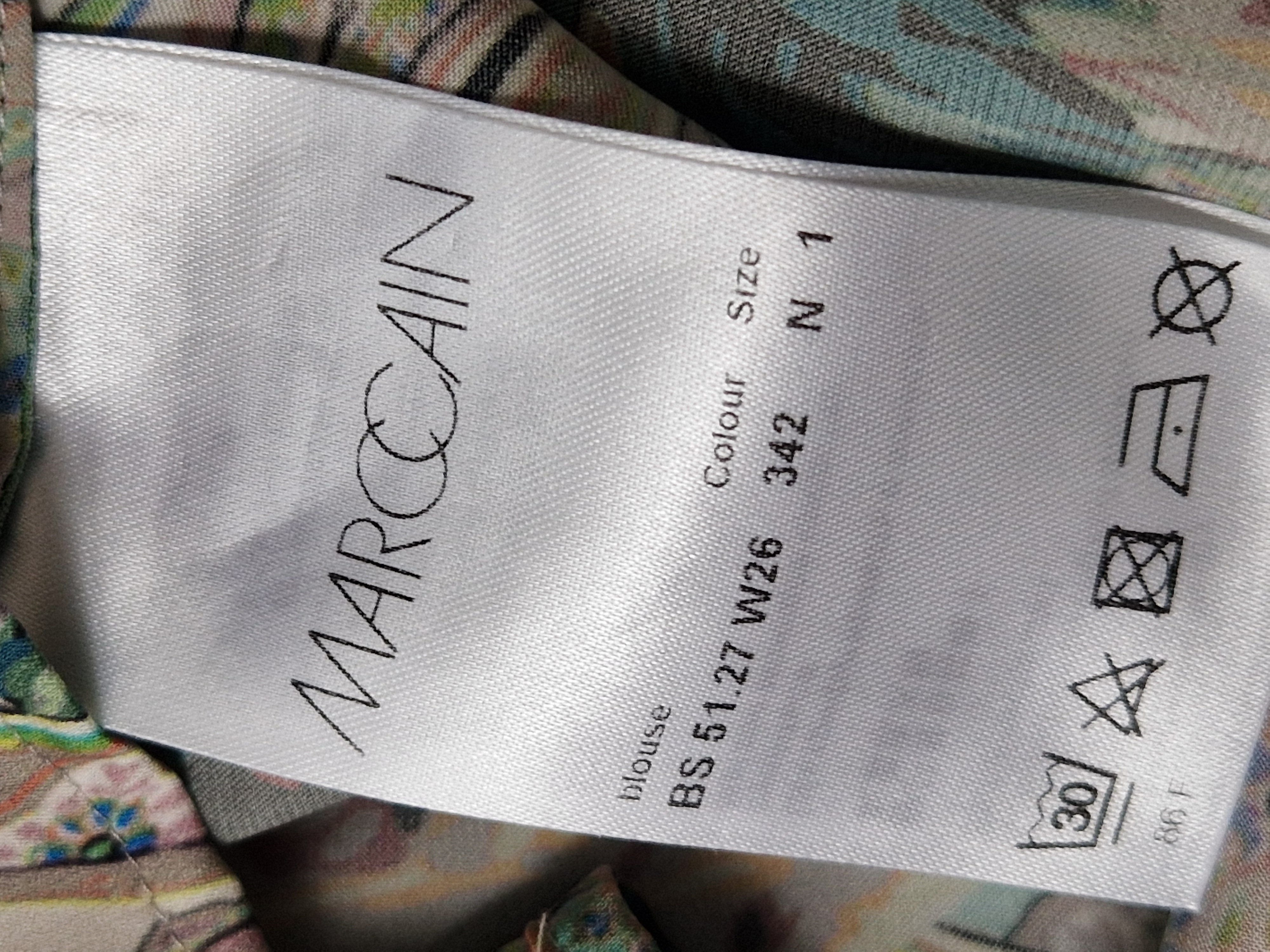 Marc Cain top. Maat 1, All over print.