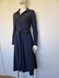 Studio Anneloes doorknoopjurk. Maat S. Nachtblauw.