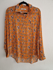 SIS by Spijkers en Spijkers blouse | Maat M | Oranje/print |