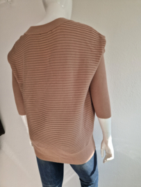 City Chic pullover. Maat 14, Lichtbruin.