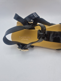 Pazolini sandalen. Maat 37, Zwart/lakleer.