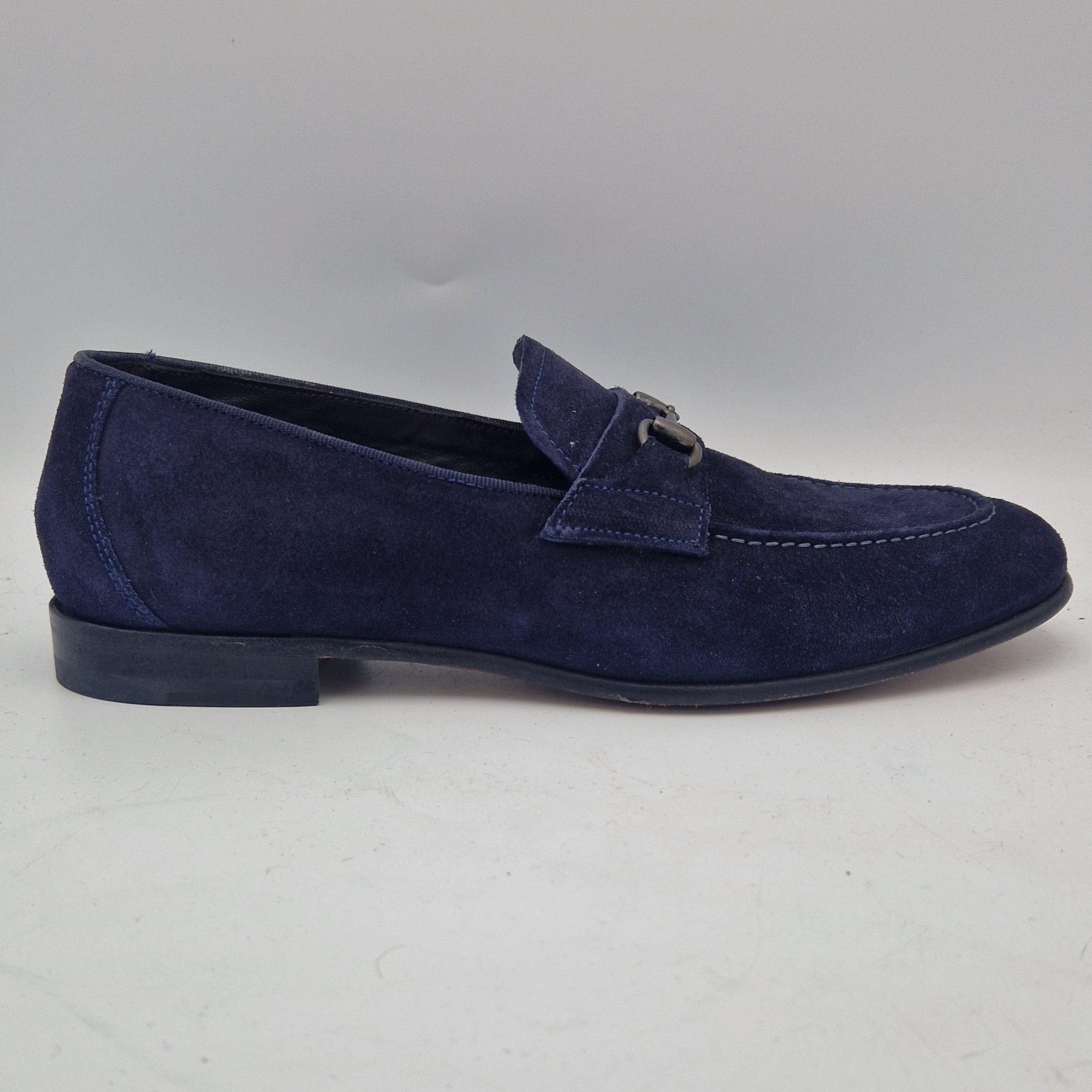 Flecs instappers. Maat 40, Donkerblauw/suède.