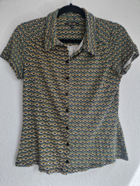 King Louie blouse. Maat M. Print.