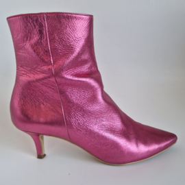 DWRS enkellaarsjes | Maat 38 | Fuchsia/ metallic |