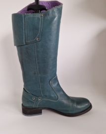 Diesel Amazzone II leren laarzen | Maat 39 | Silver Blue
