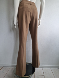 Five Units krijtstreep pantalon Clara. Maat 30,Lichtbruin.