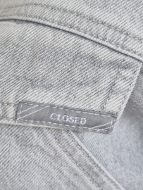 Closed Fitted Utility shirt. Maat M. Lichtgrijs