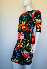 Vintage Chic jurk. Mt. XL. Bloemenprint.