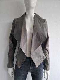 Transmission blazer. Maat 38. Groen/leer.