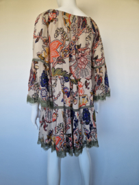 Miss June Paris jurk. Bohemian stijl. Maat 38.