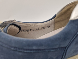 Waldlaufer sneakers. Maat 7.5.  Blauw/leer.