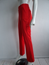 Studio Anneloes flared pantalon. Maat S. Rood/travelstof.