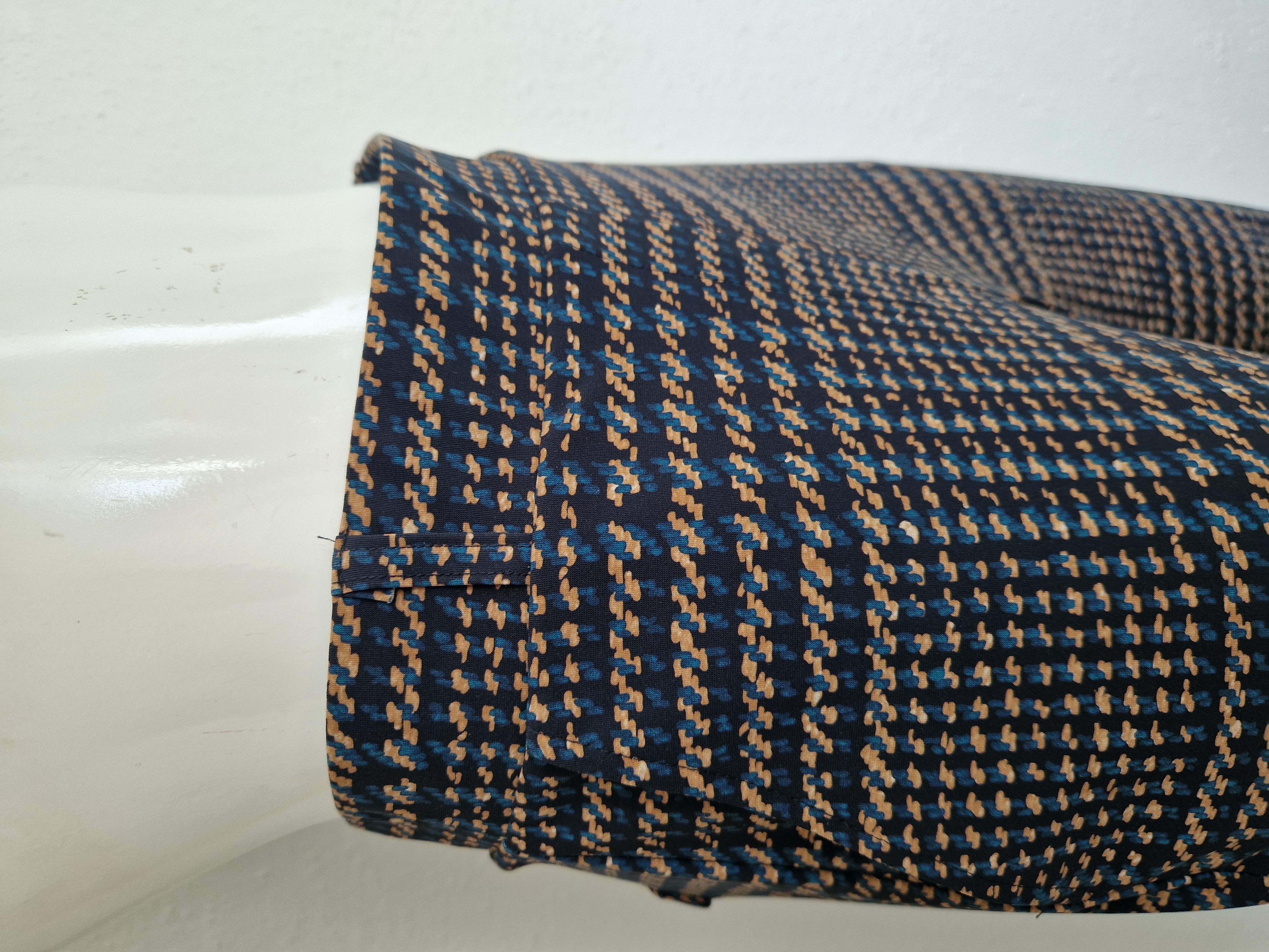 Studio Anneloes flared pantalon. Maat L. Grijs/bruin.
