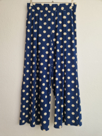 Encuentro palazzo pantalon. Maat M. Blauw/polkadots.