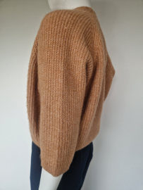 Sissy Boy vest. Maat S. Camel/wol.