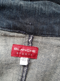 Blanche Sports denim jasje. Mt. 40. Blauw.