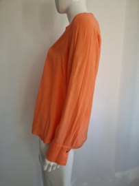 Gustav blouse. Maat 44, Koraal.