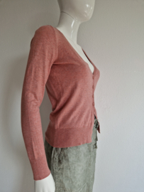 Bella Ragazza cardigan. Maat S. Roze.