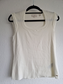 Ted Baker top. Maat 2, Roomwit.