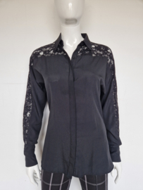 Marciano by Guess blouse. Mt. 38, Zwart/kant.